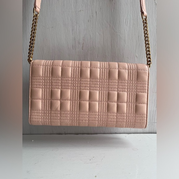 BURBERRY Check Scarf and Peach Pink Wallet Bundle - Picture 3 of 11